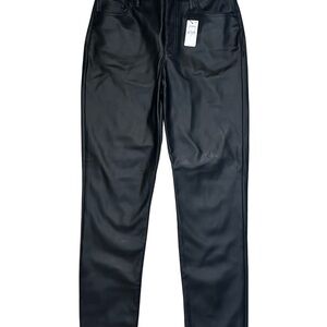 Express Dark Faux Leather Pants